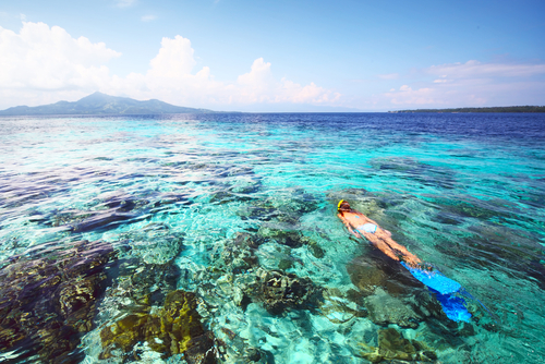 snorkelling