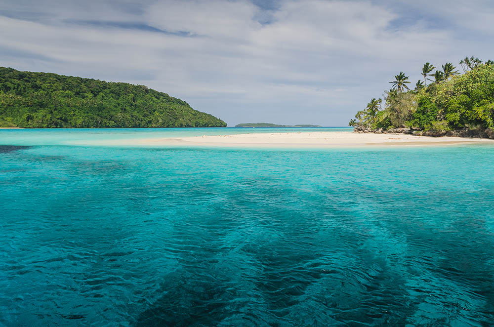 White sand beaches in Tonga