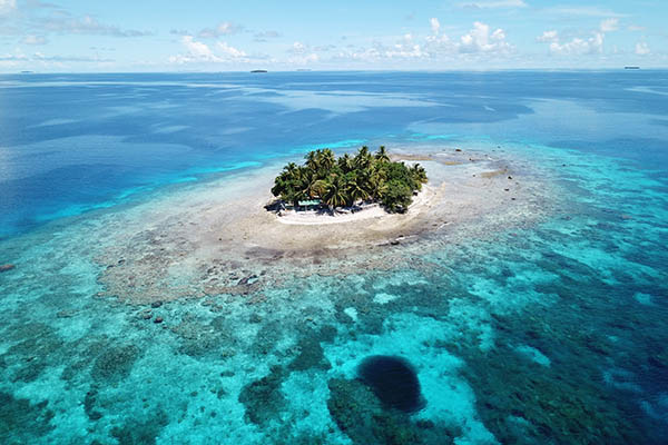 Uninhabited island in Chuuk, Micronesia