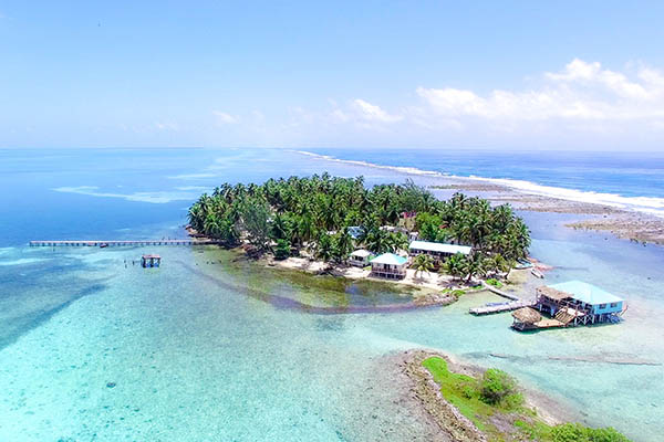 Tobacco Cay in Belize