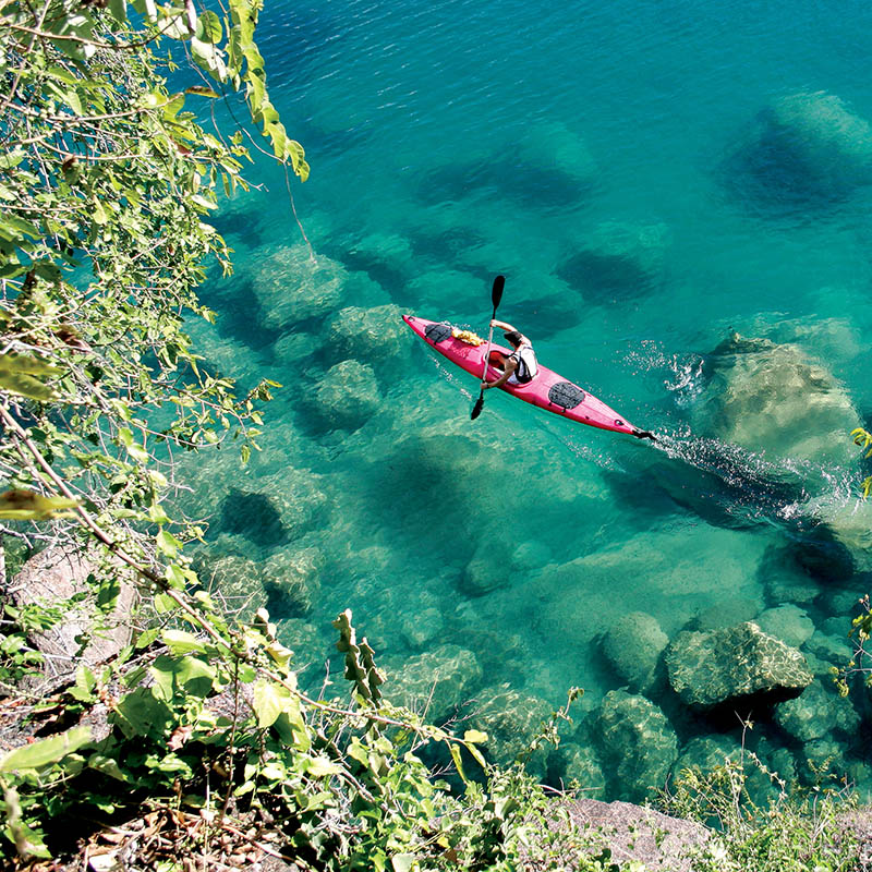 Kayaking on Lake Malawi