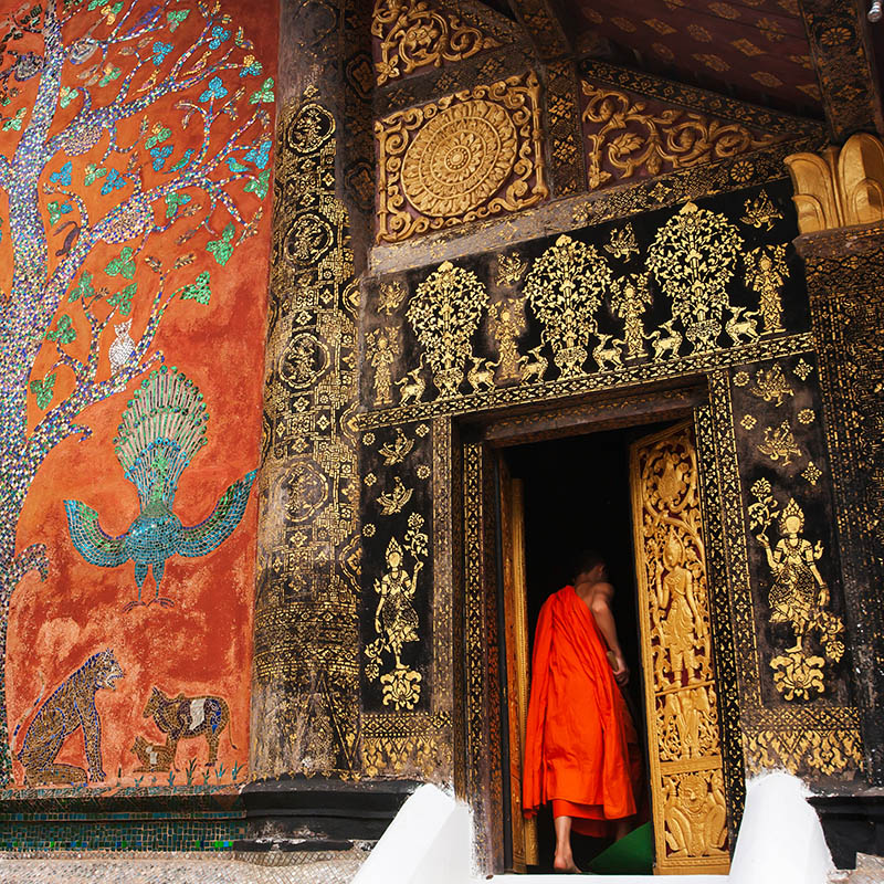 ancient temple of Wat Xieng Thong, Luang Prabang, Laos