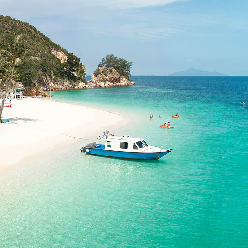 Boat trip to Rawa Island, Malaysia