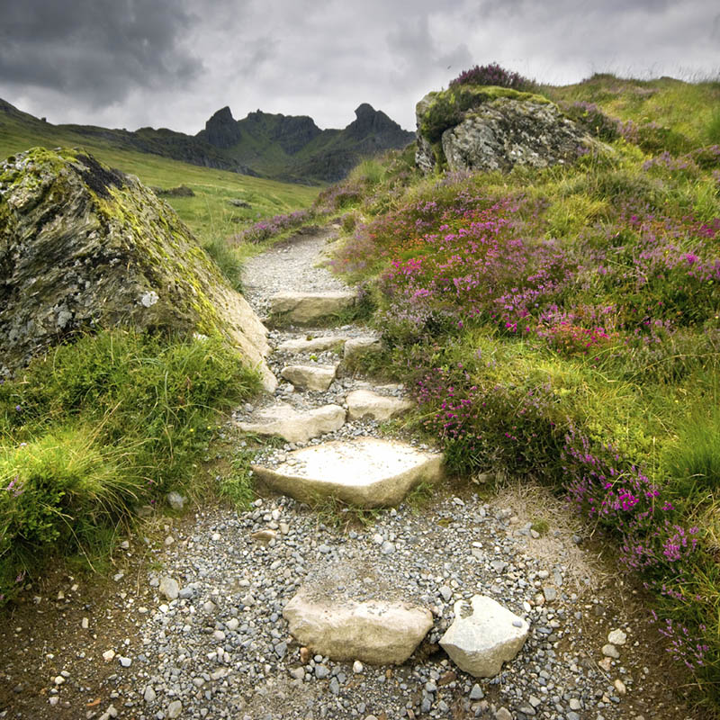 Hiking the Cobbler walking trail near Arrochar, also known as Ben Arthur