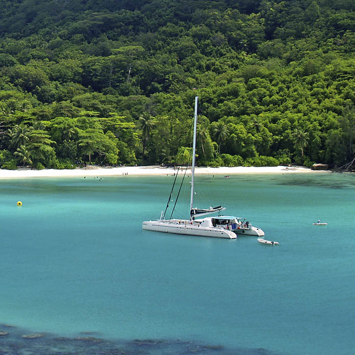 Sailing in the Seychelles