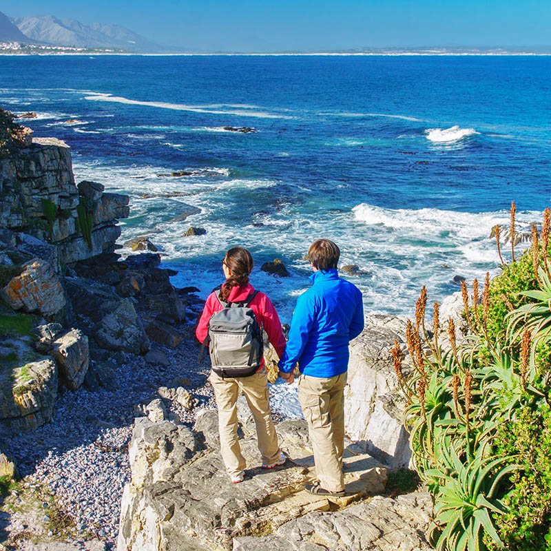 Walking in Hermanus, South Africa