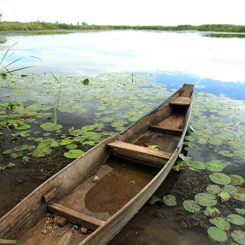 Boat trip on the Agu River, Uganda