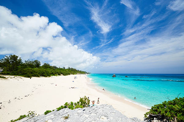 A beach in Bermuda