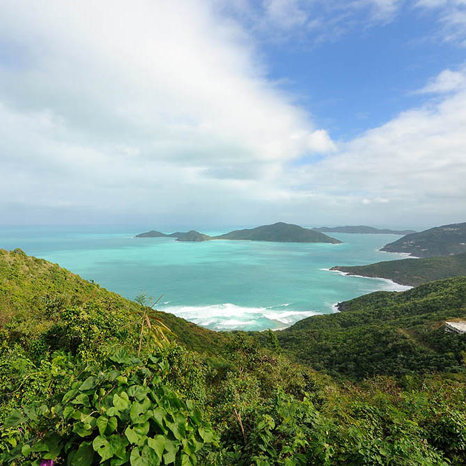 Hiking on Tortola, the BVI's largest & capital island