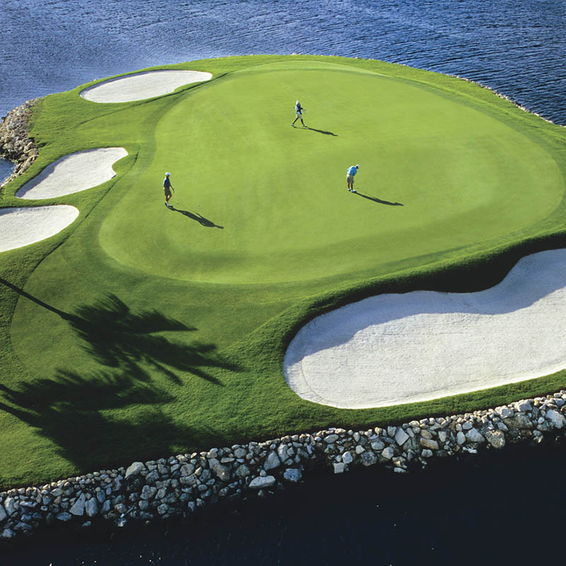 Golf course in the Cayman islands