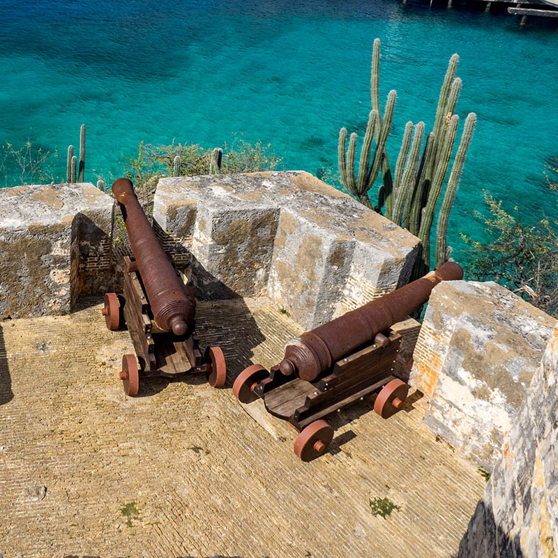 Fort Beekenburg on the Caribbean island of Curaçao