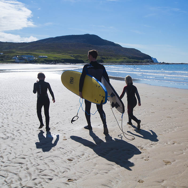 Surfing, Pollan Beach