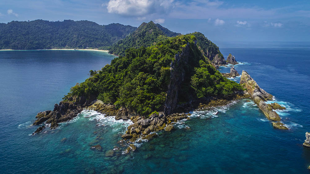 Nyaung Oo phee Island in Myanmar