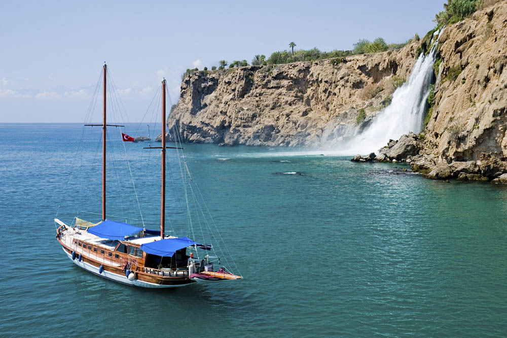 Sailing at Antalya, Turkey