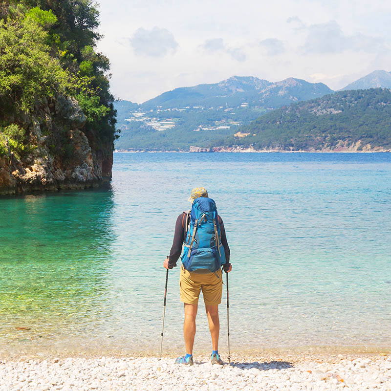 Hiking in Lycian Way in Turkey