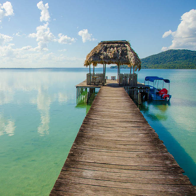 Lake Petén Itzá, Guatemala