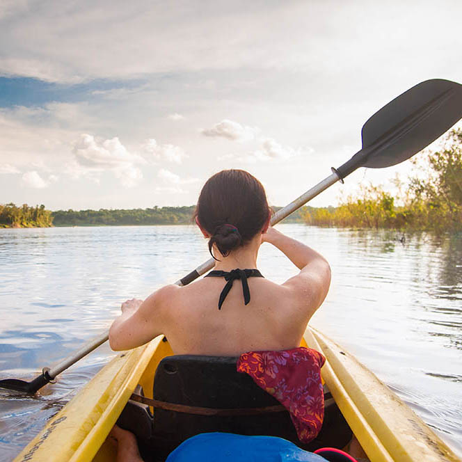 Kayaking the Amazon River