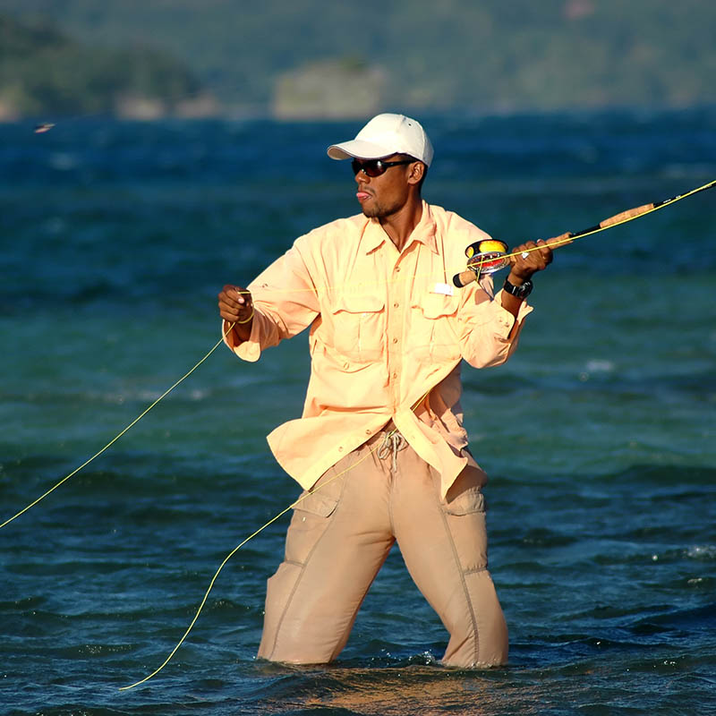 Fly fishing in Honduras