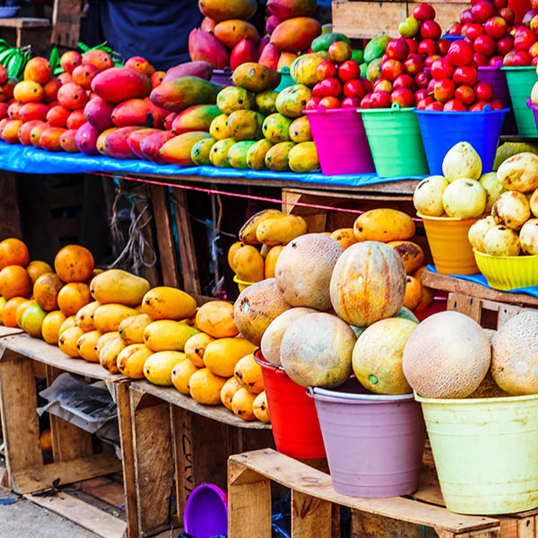 Fruit market in Mexico