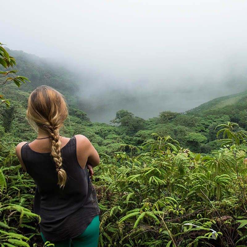 On the top of Maderas Volcano, Ometepe Island, Nicaragua