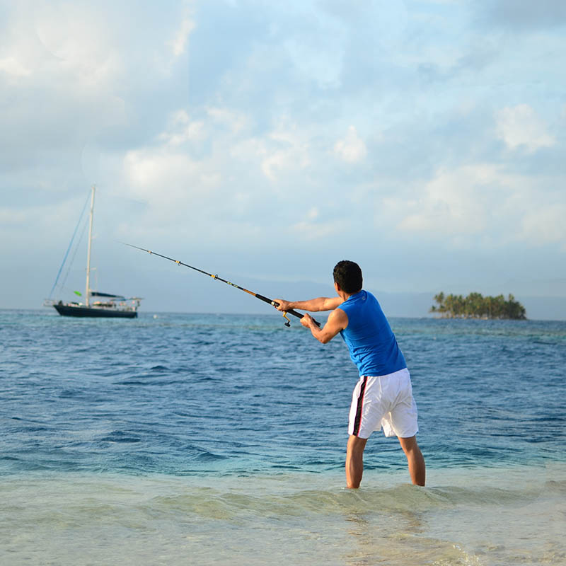 Fishing in San Blas, Panama