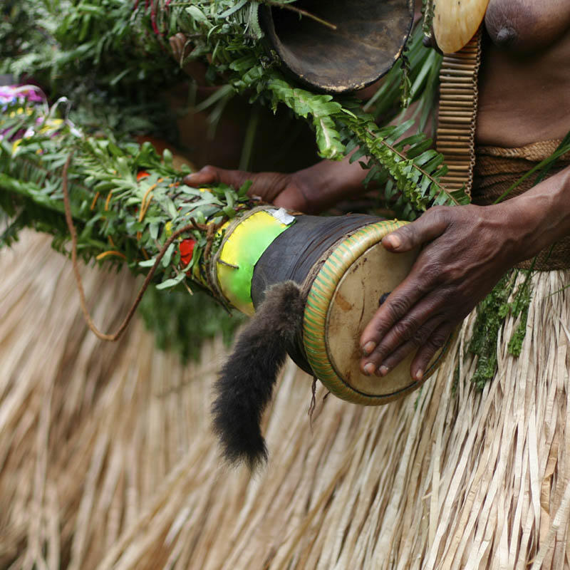 Tribal ceremony in Papua New Guinea