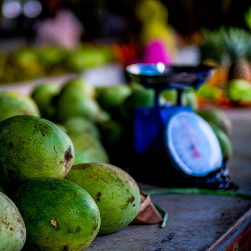 Fruits at a traditional food market