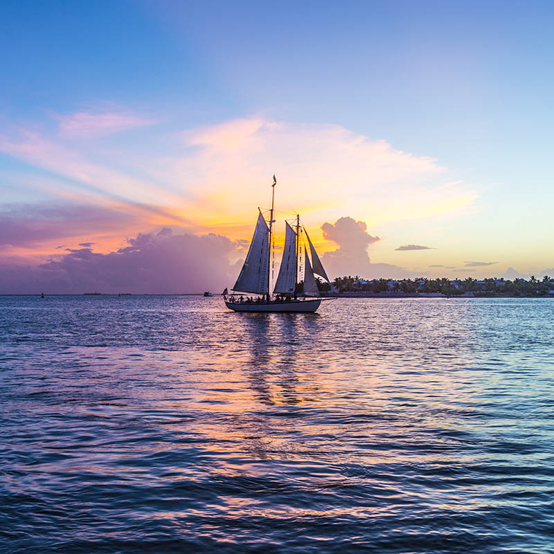 Sunset at Key West, Florida