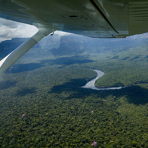 Flying over Mount Roraima, Venezuela