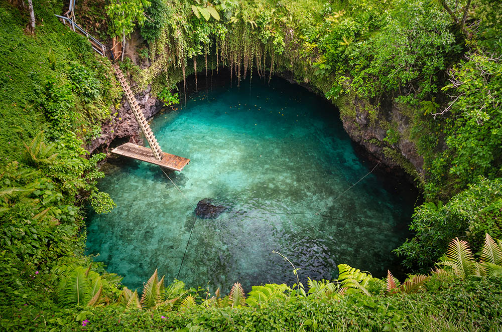 To Sua Ocean Trench, Upolu Island, Samoa