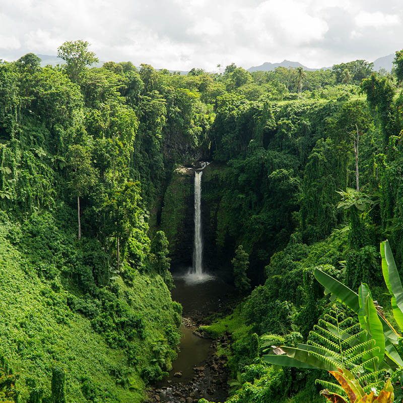 Sopoaga Falls in Samoa