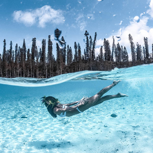 Snorkelling on the Isle of Pines, New Caledonia 