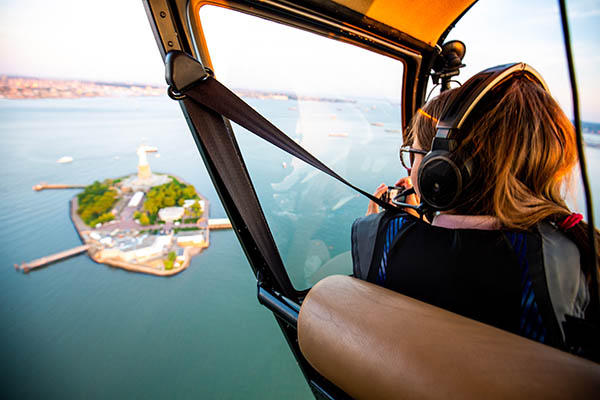 New York Statue of Liberty helicopter tour