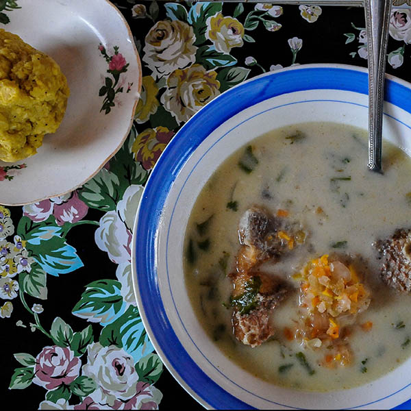 Hudut, a traditional Garifuna dish in Belize