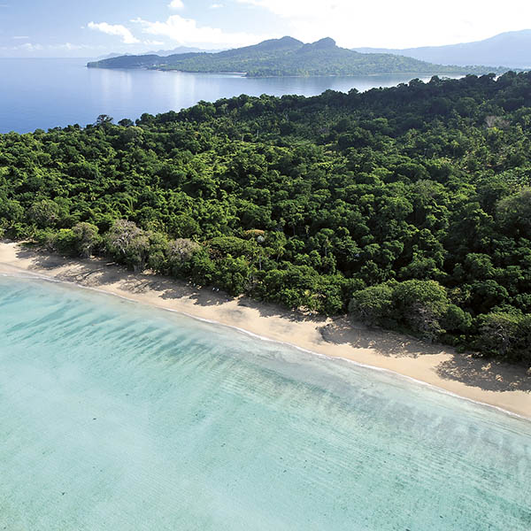 N'Gouja beach, in the south of Mayotte island, Comoros