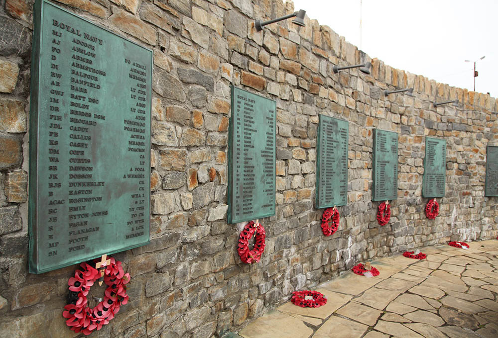 1982 Liberation Memorial in Stanley, Commemorating the British lives lost during the Falklands War