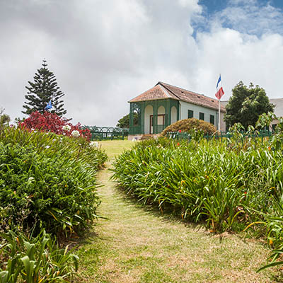 Longwood house, Napoleon Bonaparte`s last domocile during his exile on St. Helena Island