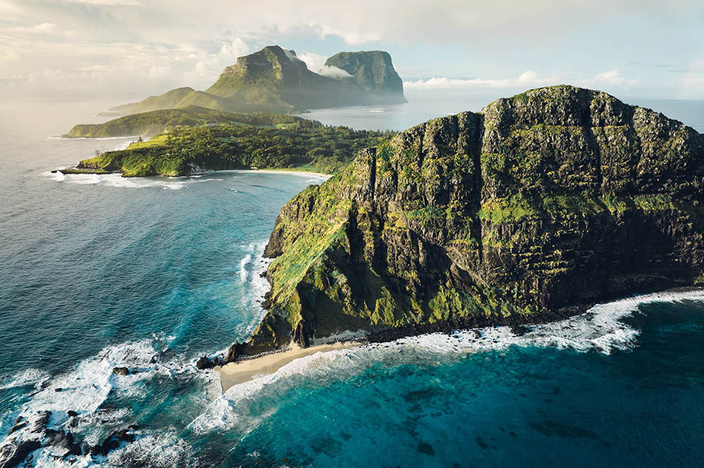 Scenic views of Lord Howe Island